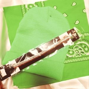 NEW!🤑💚Cap and bandanna set. Unisex💚